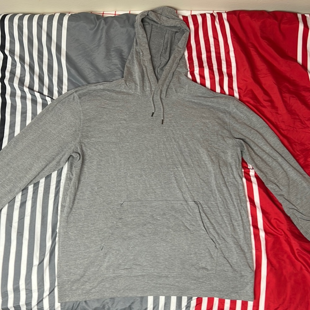 Mens Gray “Gap” Thin Hoodie